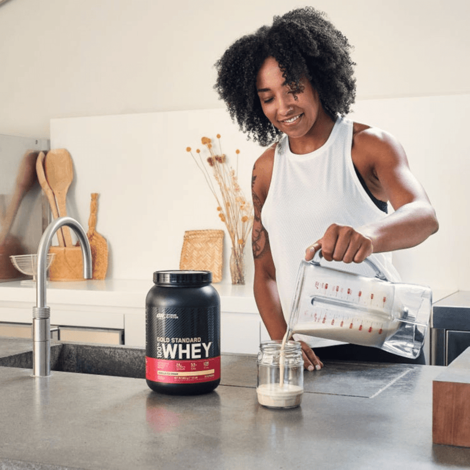 100% Whey Optimum Nutrition Gold Standard Baunilha 2,26kg - 5 Lbs - Globalbev