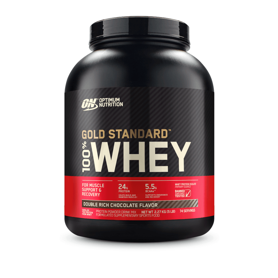 100% Whey Optimum Nutrition Gold Standard Chocolate 2,27kg - 5 Lbs - Globalbev