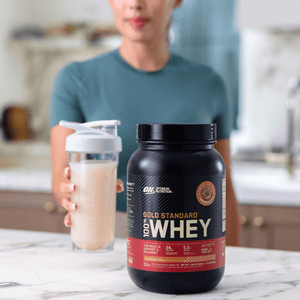 100% WHEY OPTIMUM NUTRITION GOLD STANDARD CINNAMON ROLL 900G - 1.98 LBS - Globalbev