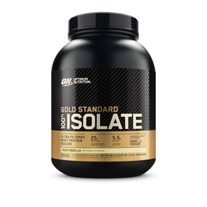 100% Whey Optimum Nutrition Gold Standard Isolate Baunilha 1,32kg - 2.91 Lbs - Globalbev