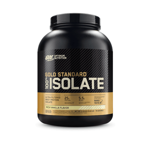100% Whey Optimum Nutrition Gold Standard Isolate Baunilha 2,28kg - 5.2 Lbs - Globalbev