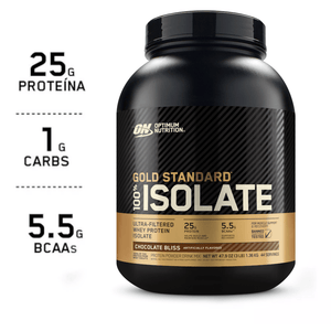 100% Whey Optimum Nutrition Gold Standard Isolate Chocolate 2,36kg - 5.2 Lbs - Globalbev