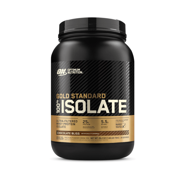100% Whey Optimum Nutrition Gold Standard Isolate Chocolate 744g - 1.64 Lbs - Globalbev