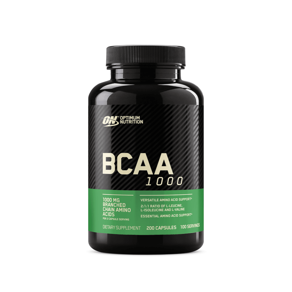 BCAA 1000 Optimum Nutrition - 200 Cápsulas - Globalbev