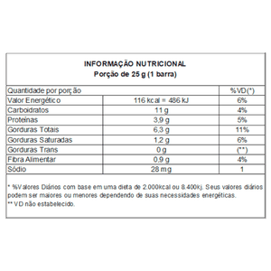 Barra de Cereal Trio Nuts Amêndoas, Castanha de Caju e Banana 25g - Caixa c/ 12 uni. - Globalbev
