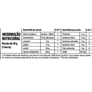 Barra de Cereal Trio Zero Morango c/ Chocolate 18g - Caixa c/ 12 uni. - Globalbev