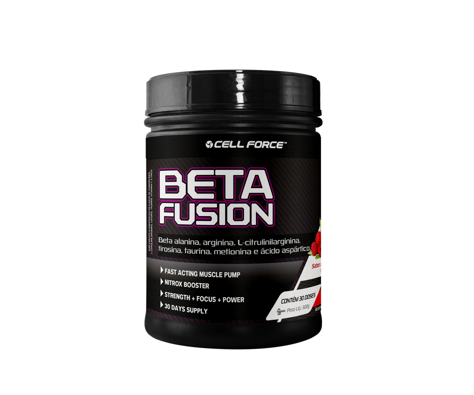 BETA FUSION FRUTAS VERMELHAS 300G - PRE-TREINO ALTA PERFORMACE