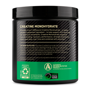 CREATINA POWDER MONO-HIDRATADA E MICRONIZADA OPTIMUM NUTRITION 300G