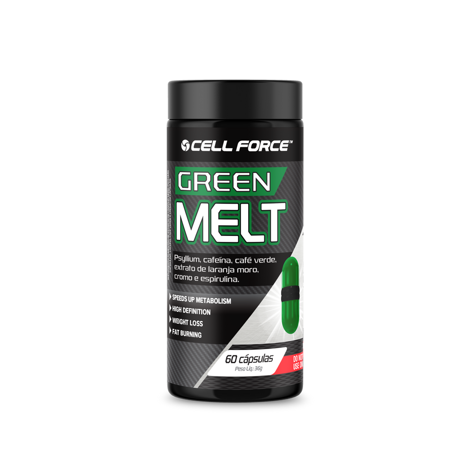 GREEN MELT 60 CAPS - SACIEDADE E QUEIMA DE GORDURA