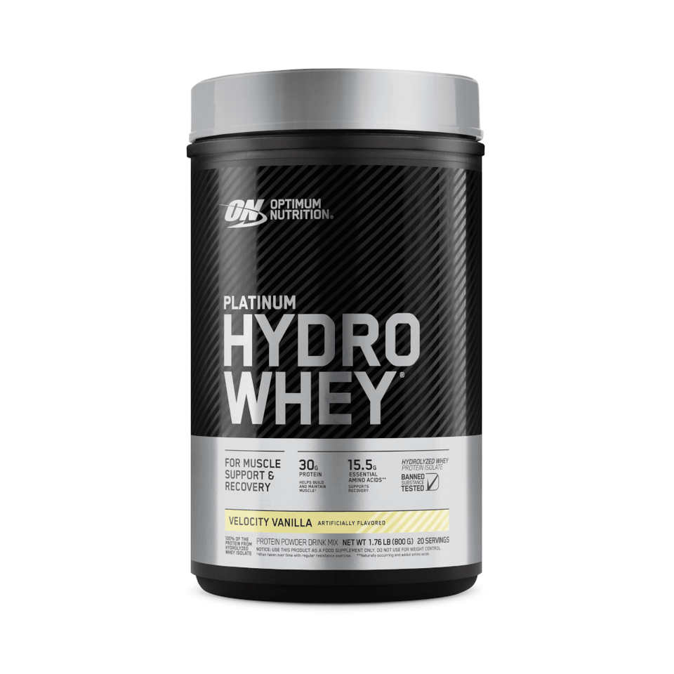 Platinum Hydro Whey Optimum Nutrition Baunilha 800g - 1.76 Lbs - Globalbev
