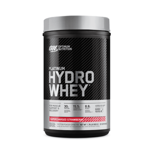 Platinum Hydro Whey Optimum Nutrition Morango 800g - 1.76 Lbs - Globalbev