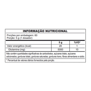 GLUTAMINE 100% PURE 300G