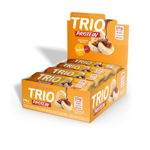TRIO PROTEIN BANANA SPLIT 33G - CAIXA C/ 12 UNI.