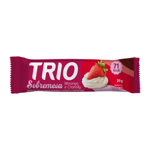 TRIO SOBREMESA MORANGO E CHANTILLY 18G - CAIXA C/ 12 UNI.