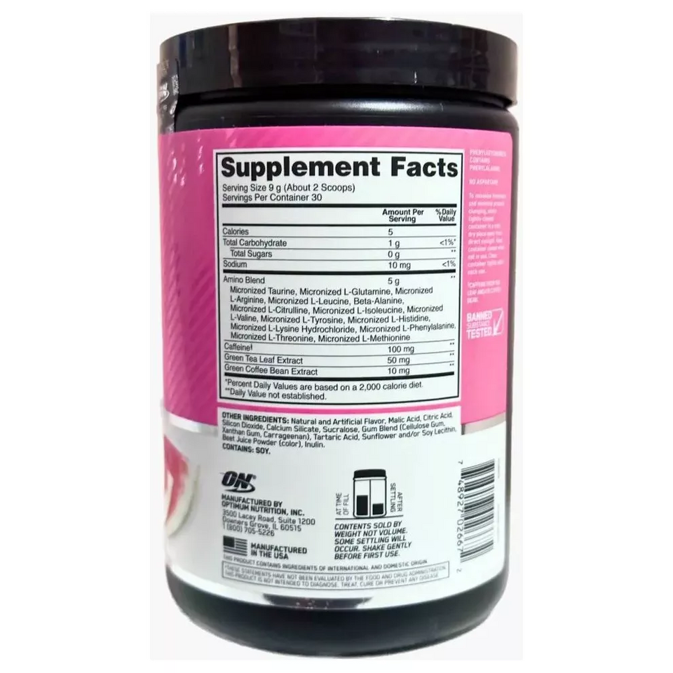 Pré-Treino Amino Energy Watermelon 270g