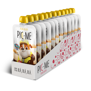 PURE DE FRUTAS PIC-ME PATRULHA CANINA BANANA E MACA 90G - 12 UNID