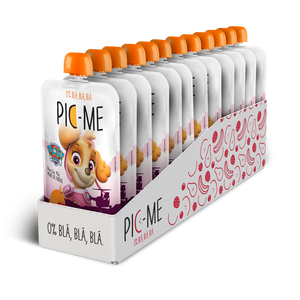 PURE DE FRUTAS PIC-ME PATRULHA CANINA  MANGA E MACA 90G - 12 UNID