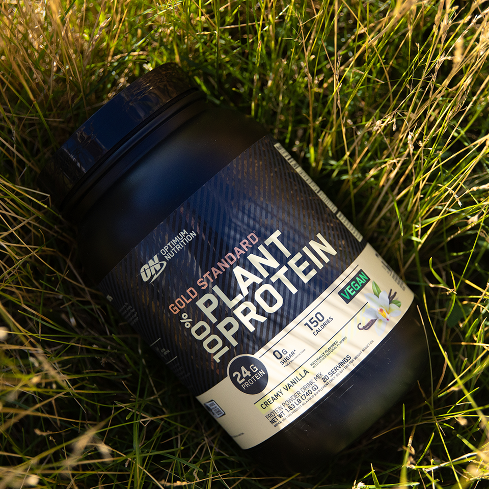 100% PLANT PROTEIN OPTIMUM NUTRITION GOLD STANDARD BAUNILHA 720G - 1.63 LBS