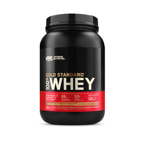 100% WHEY OPTIMUM NUTRITION GOLD STANDARD CINNAMON ROLL 900G - 1.98 LBS - Globalbev
