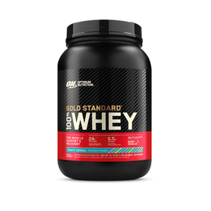 100% WHEY OPTIMUM NUTRITION GOLD STANDARD FRUITY CEREAL 900G - 1.98 LBS - Globalbev