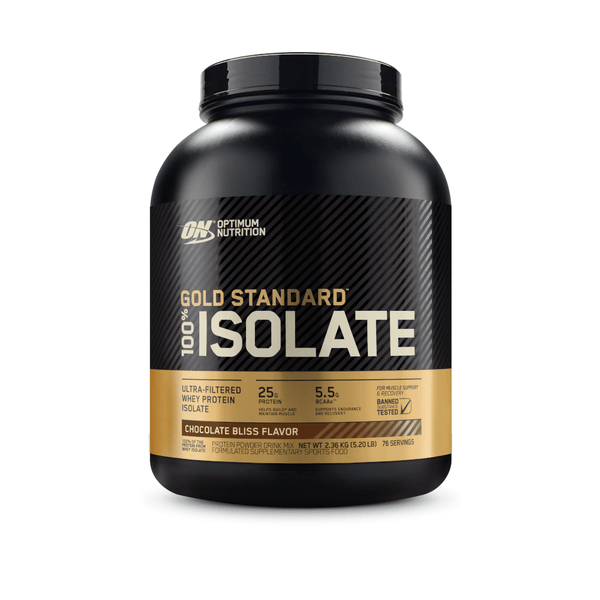 100% Whey Optimum Nutrition Gold Standard Isolate Chocolate 2,36kg - 5.2 Lbs - Globalbev