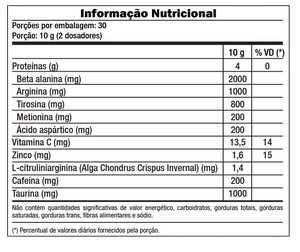 BETA FUSION FRUTAS VERMELHAS 300G - PRE-TREINO ALTA PERFORMACE