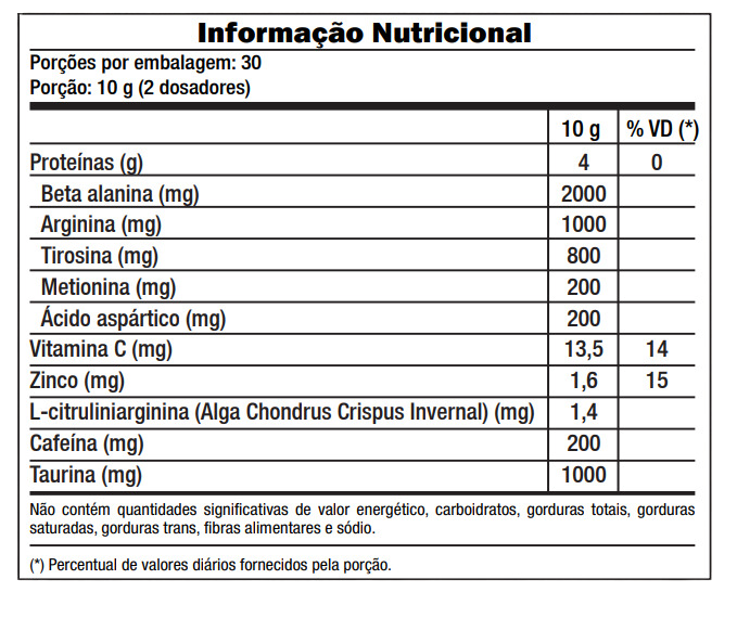 BETA FUSION FRUTAS VERMELHAS 300G - PRE-TREINO ALTA PERFORMACE