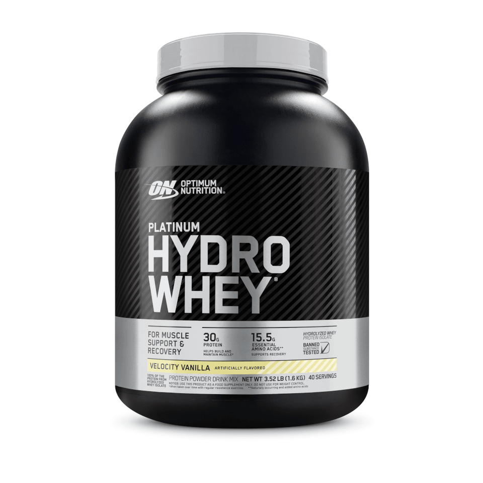 Platinum Hydro Whey Optimum Nutrition Baunilha 1,60kg - 3.52 Lbs - Globalbev