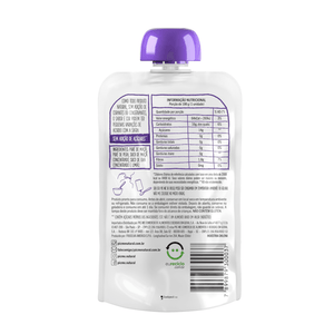 Purê de Frutas Pic-Me Pera, Uva e Maçã 100g - Globalbev