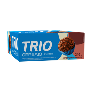 BARRA DE CEREAL TRIO BRIGADEIRO 20G - CAIXA C/ 12 UNI.