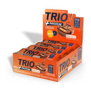 TRIO +PROTEIN PASTA DE AMENDOIM  40G - 12 UNID