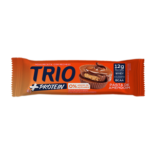 TRIO +PROTEIN PASTA DE AMENDOIM  40G - 12 UNID