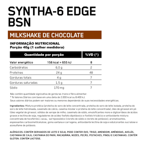 Whey BSN Syntha 6 Edge Chocolate Milkshake 1,92kg - 4.23 Lbs - Globalbev