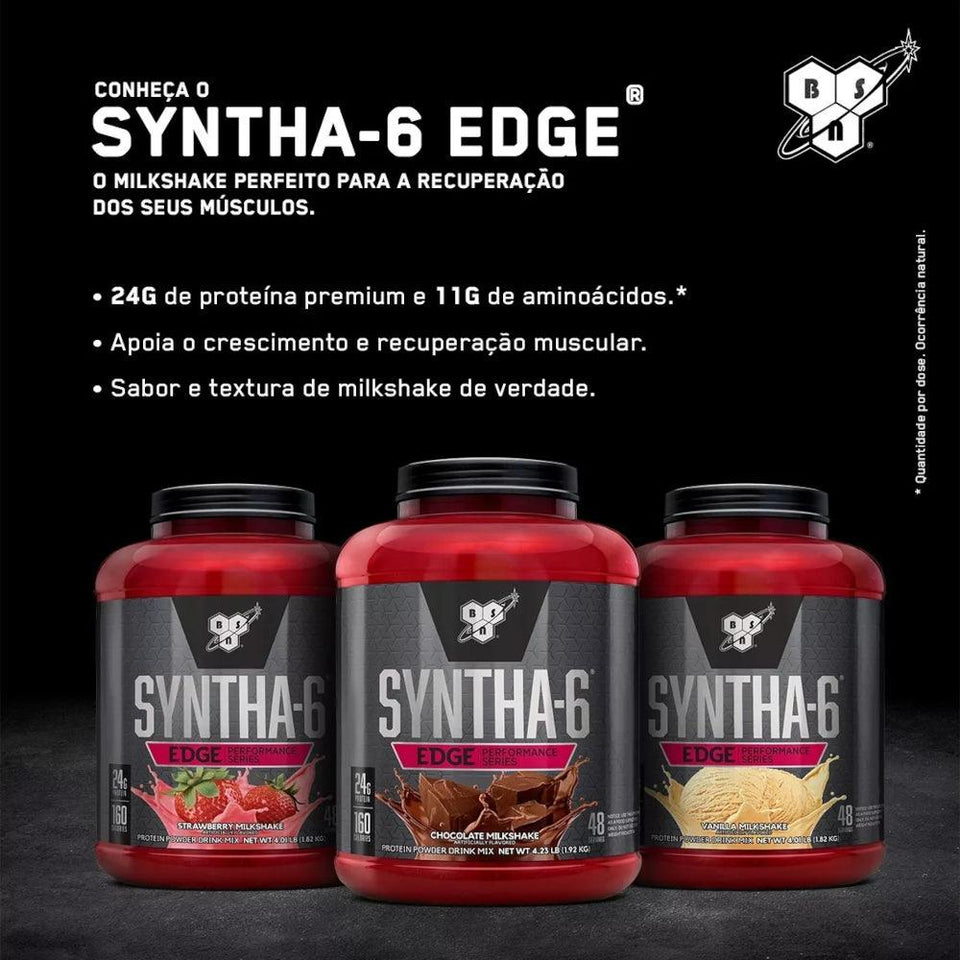 Whey BSN Syntha 6 Edge Morango Milkshake 1,82kg - 4.01 Lbs - Globalbev