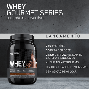 Whey Optimum Nutrition Gourmet Baunilha 900g - Globalbev