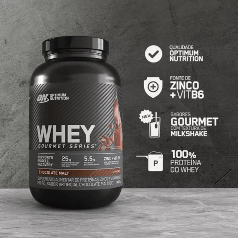 Whey Optimum Nutrition Gourmet Chocolate 900g - Globalbev